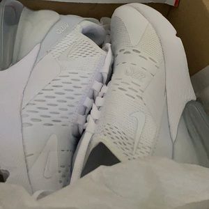 All white  Nike Air Max